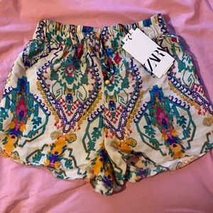 Zara Printed Shorts